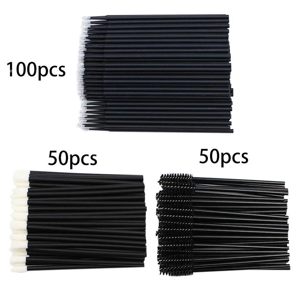 Thumbnail: 200 stücke Einweg bürsten Set Mascara Zauberstäbe Lippen bürsten Mikro bürste A