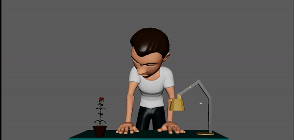 Full Body and Facial Interaction Animation