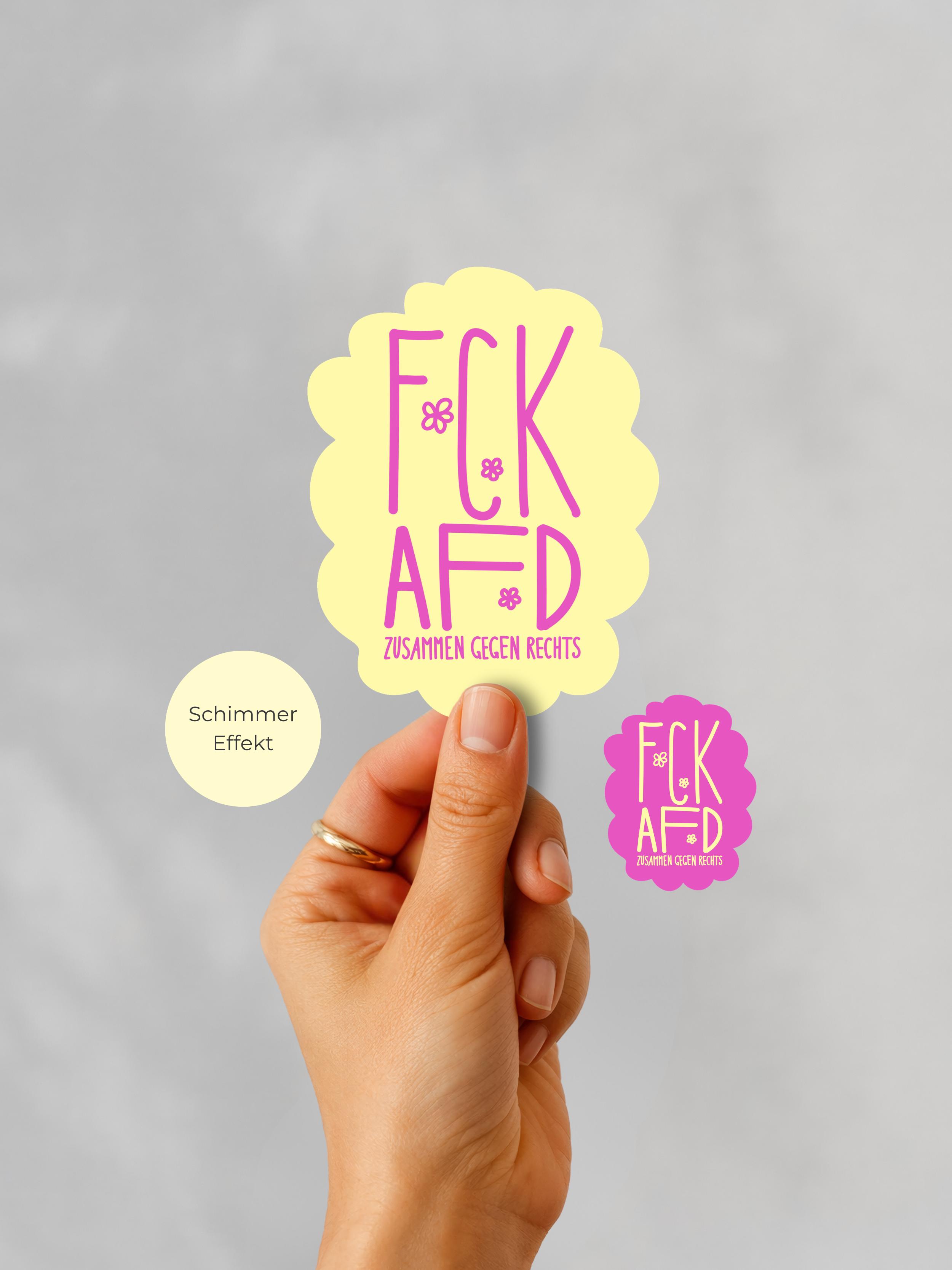 FCK AFD – Schimmer Vinyl Sticker