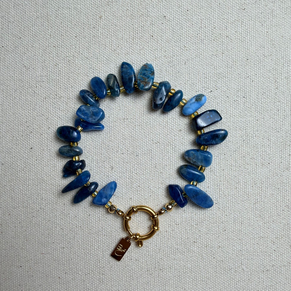 Thumbnail: Blue Apatite Jumbo Éclat Bracelet