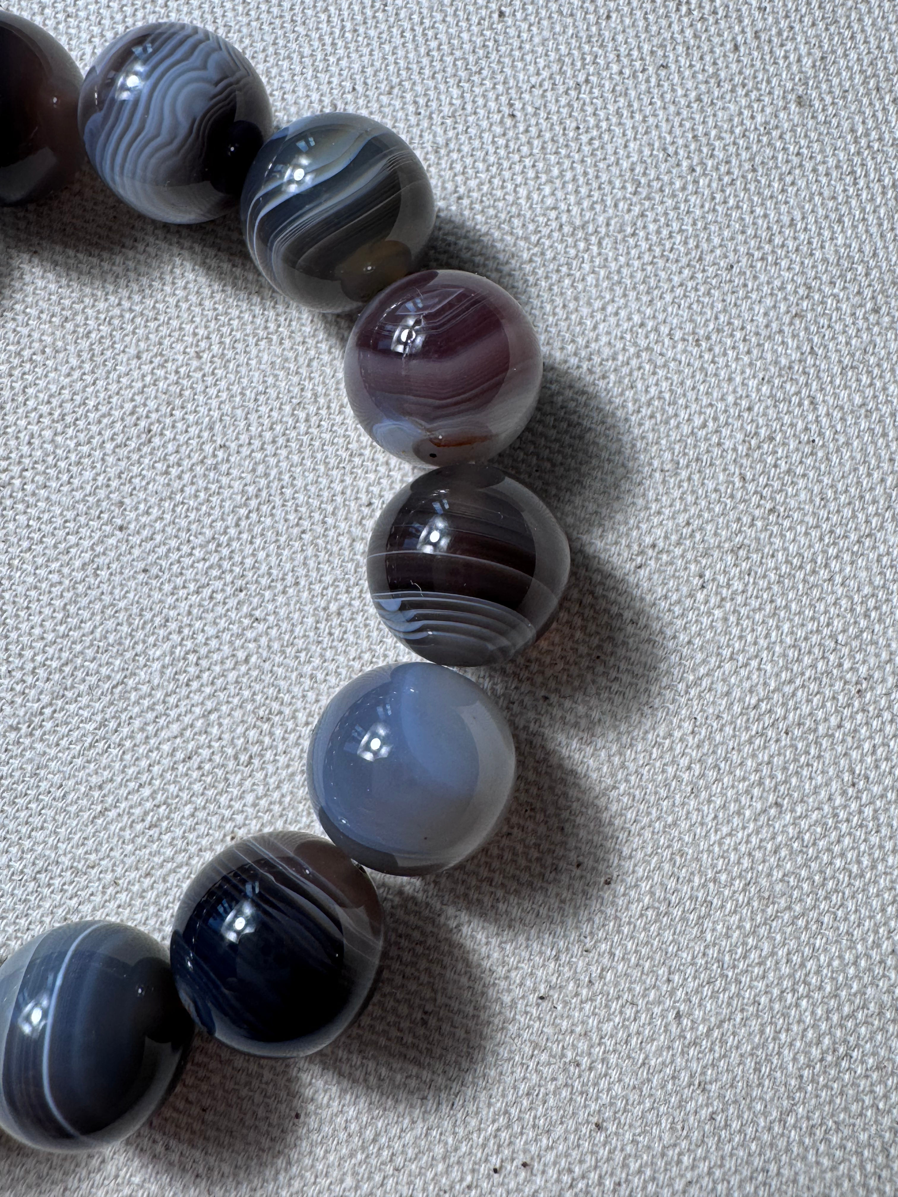 Botswana Agate Classic Bracelet XXL