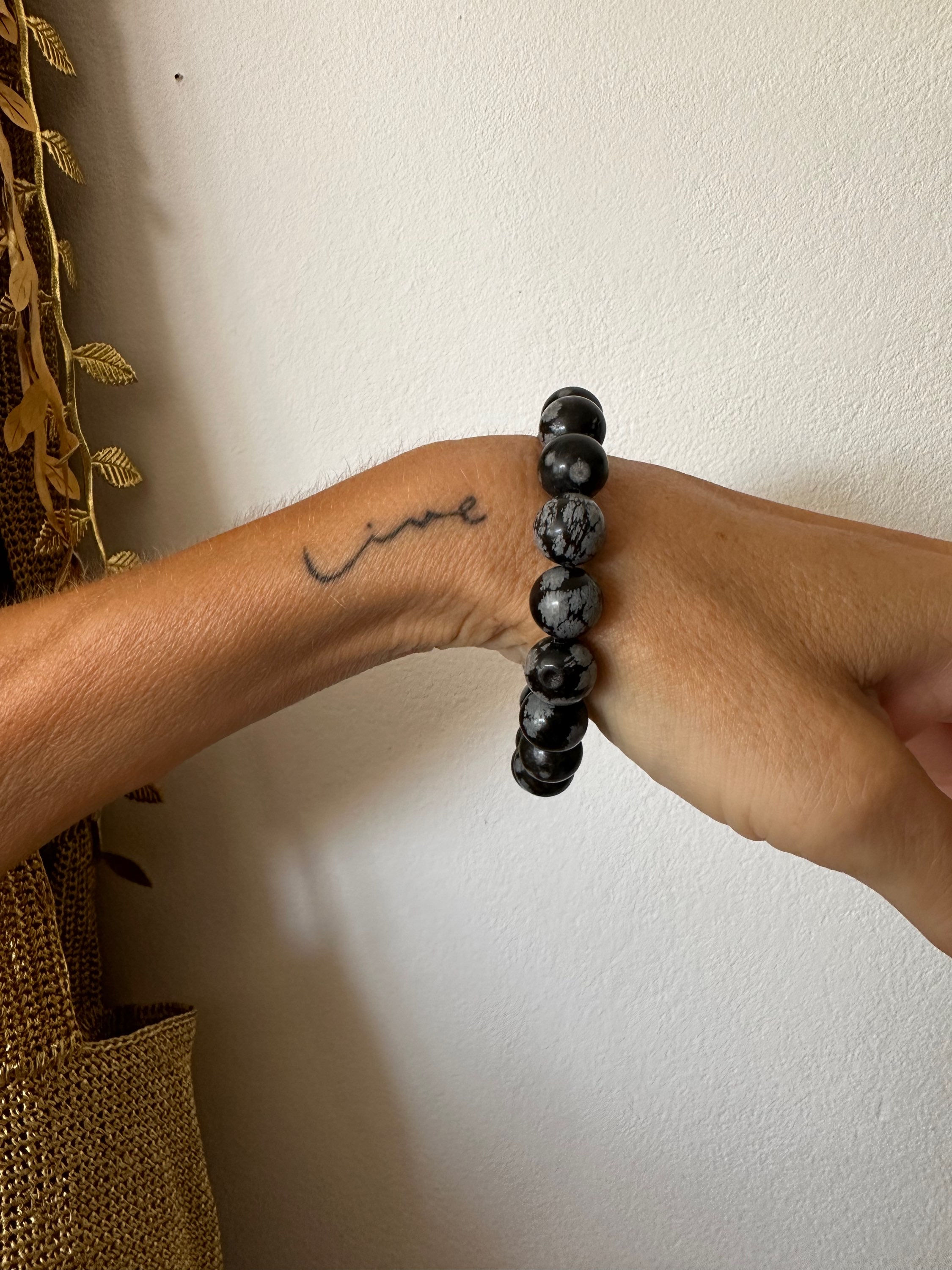 Obsidienne Flocon de Neige