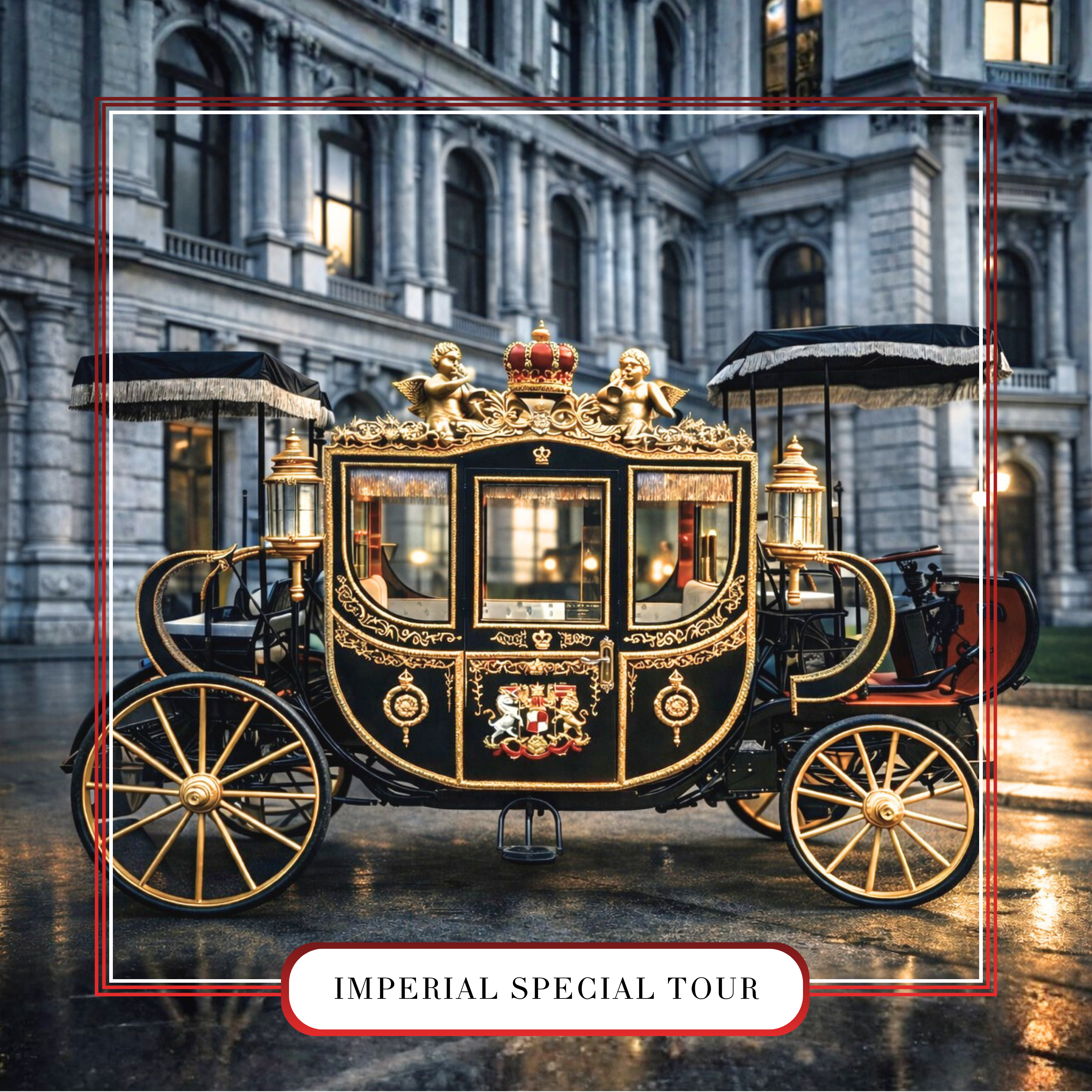 Imperial e-Carriage Special Tour in Vienna