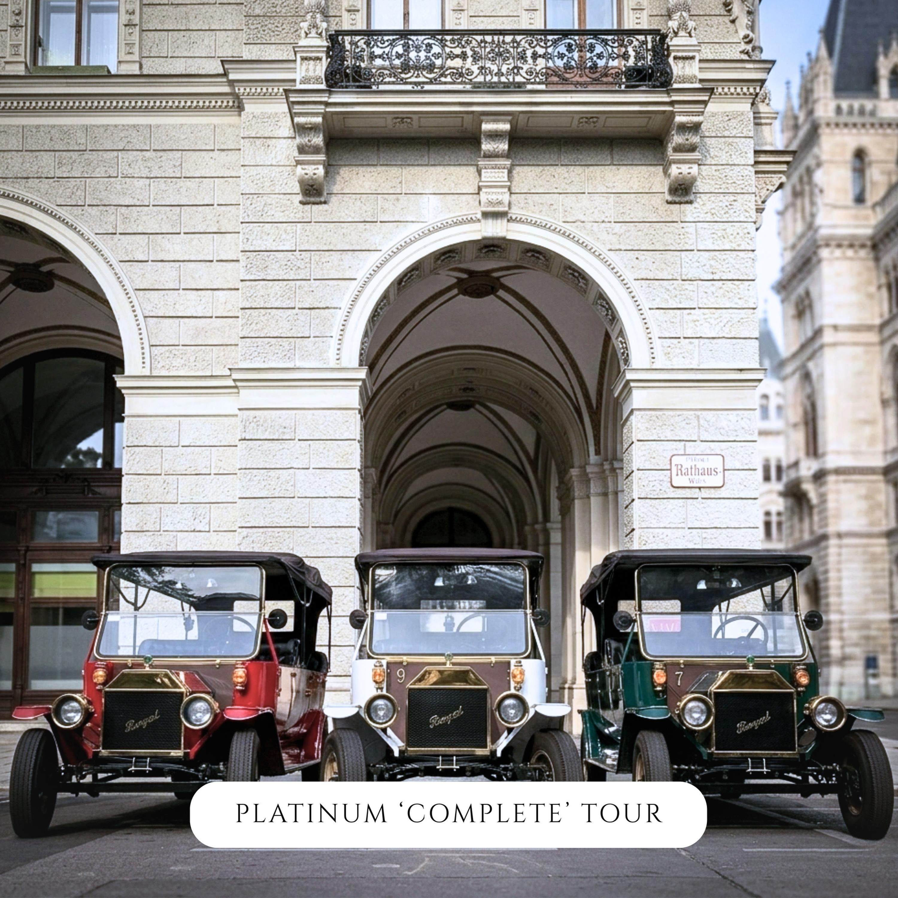 Platinum Complete Tour Vienna E-Auto Car Tour Wien