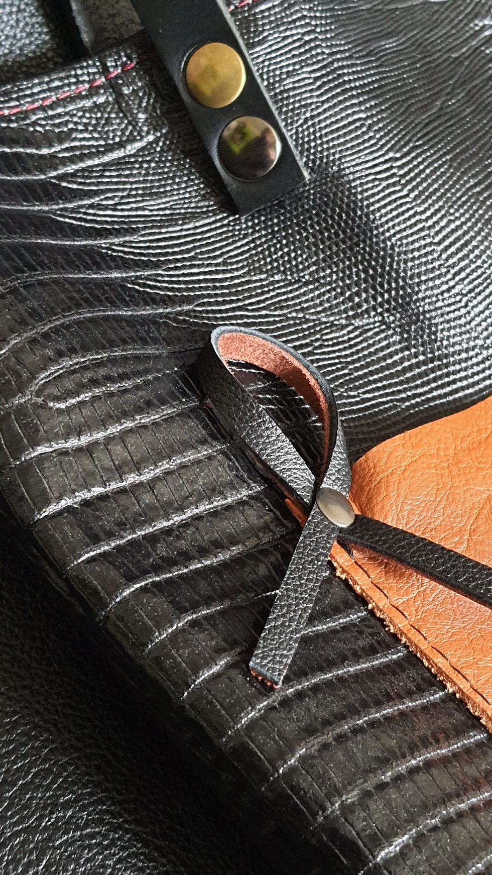 Miniature : Sac cabas noir et fauve