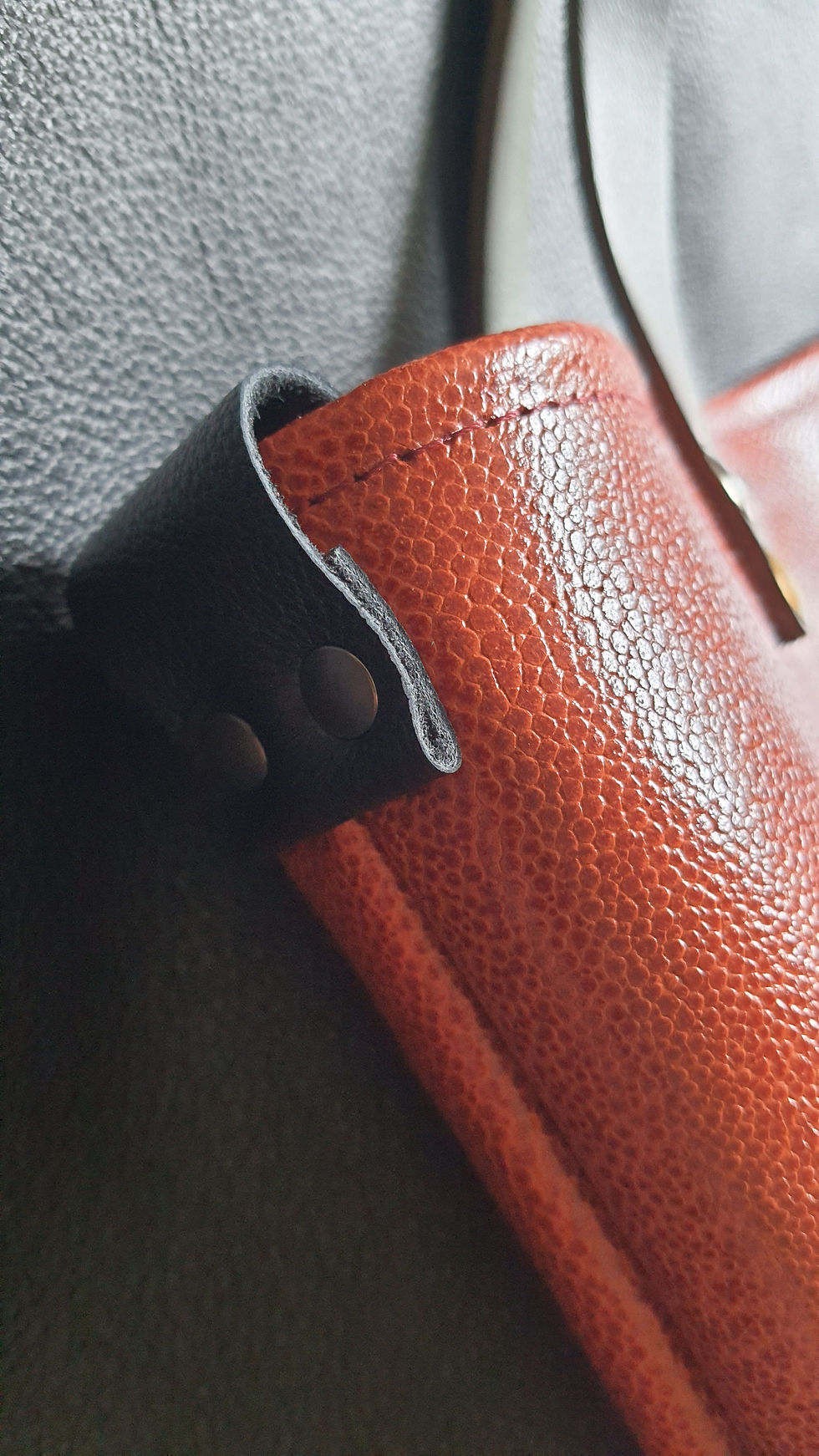 Miniature : Sac cabas rouille orangé