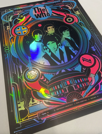 The Who TCT 2025 Gig Poster