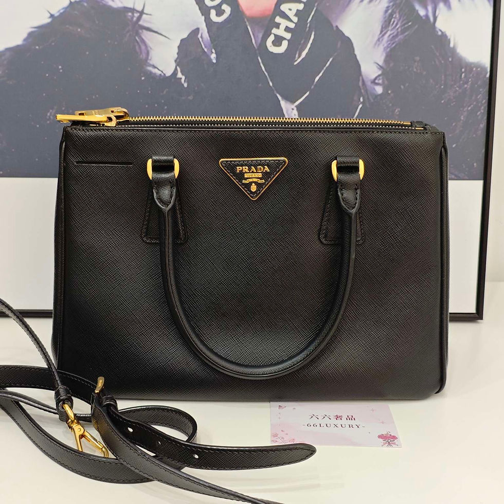 Prada Black Gold Killer Bag
