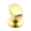 Mortice knob oval single