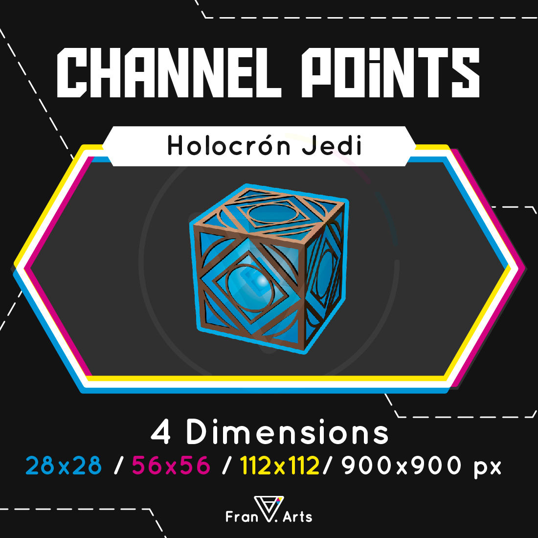 Holocrón Jedi Star Wars Channel point for twitch
