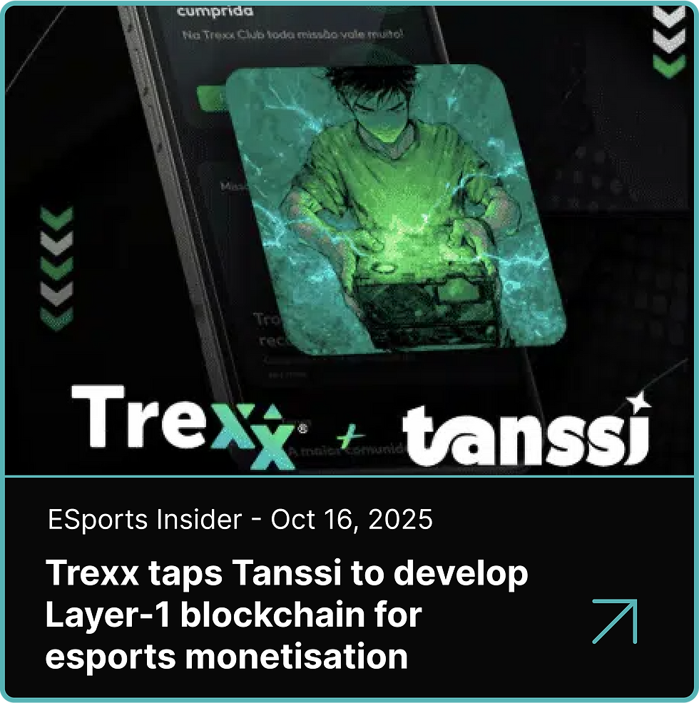 Trexx taps Tanssi to develop layer-1 blockchain for esports monetisation