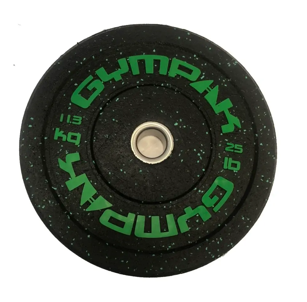 25 lb - Crumb Bumper Olympic Plate - Green -