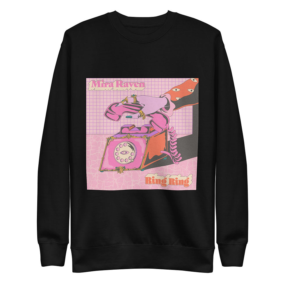 Ring Ring Single Album Art Unisex Premium Sweatshirt copy copy