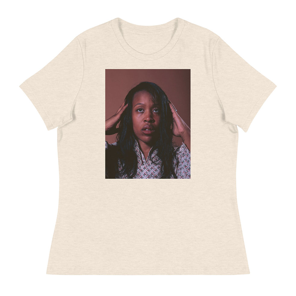 Thumbnail: Mira Raven Listen Women's Relaxed T-Shirt