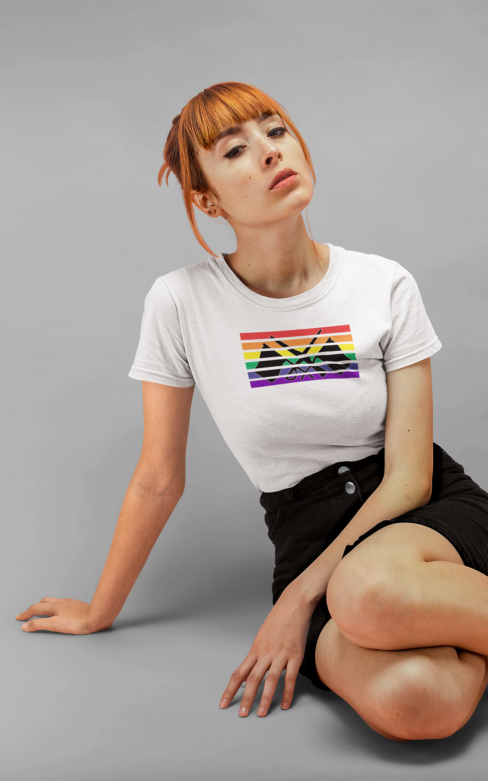 Rainbow w/Flag, Rifle, Sabre
