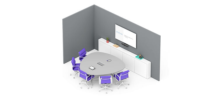 Small wireless meeting room