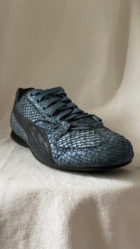 JIL SANDER × PUMA 2004AW BLUE SNAKE SKIN BLUE SNAKE SKIN PUMAS | J.S. ARCHIVE