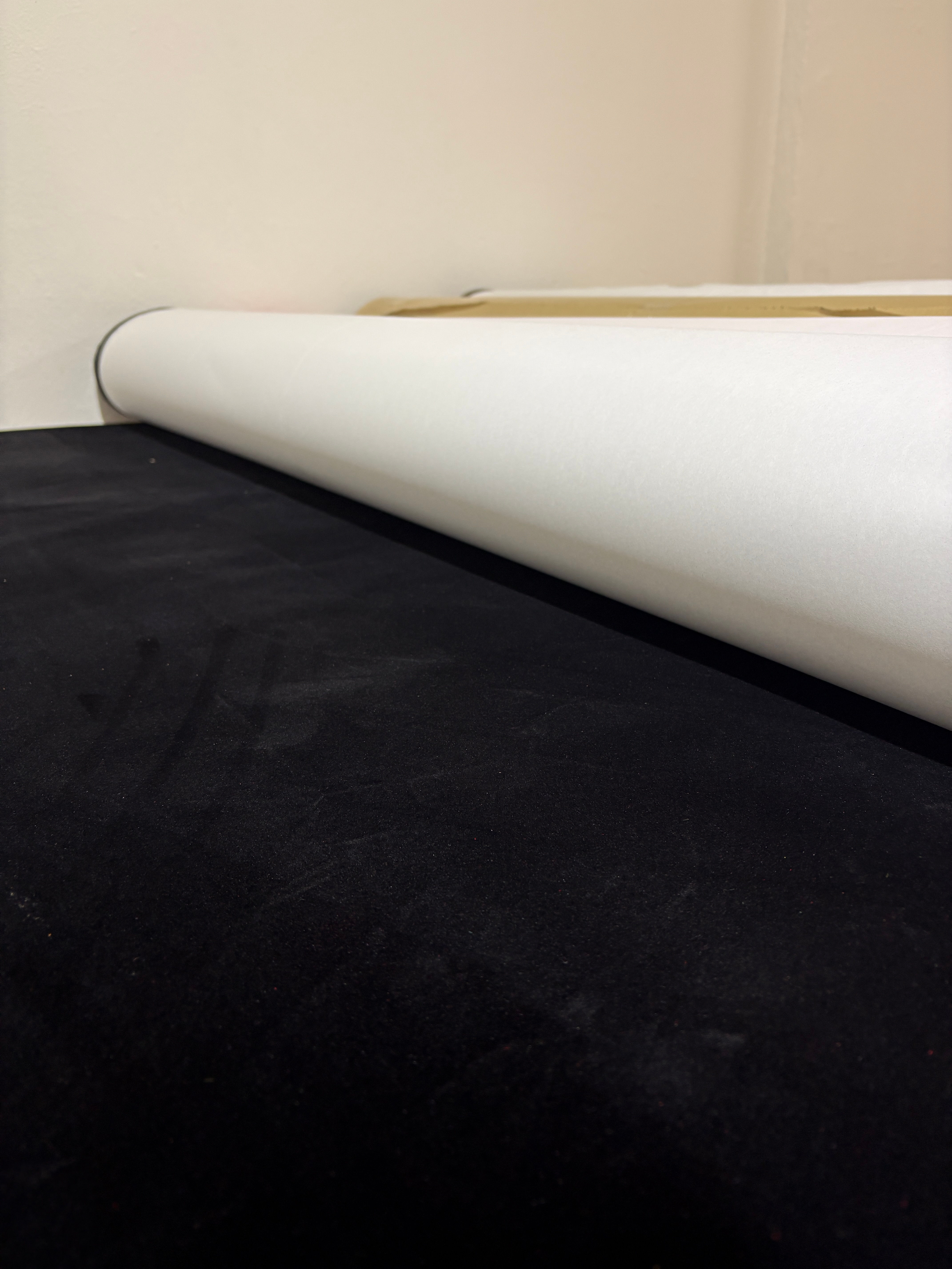 Yapışkanlı İz Bırakmaz Suni Deri - SİYAH 