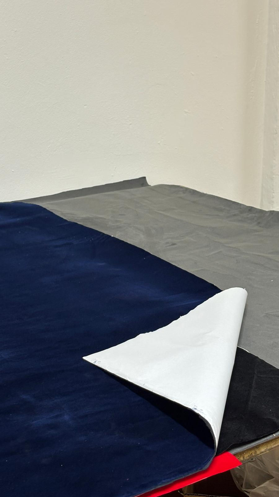 Küçük resim: Yapışkanlı Flok Süet Suni Deri 100 x 150