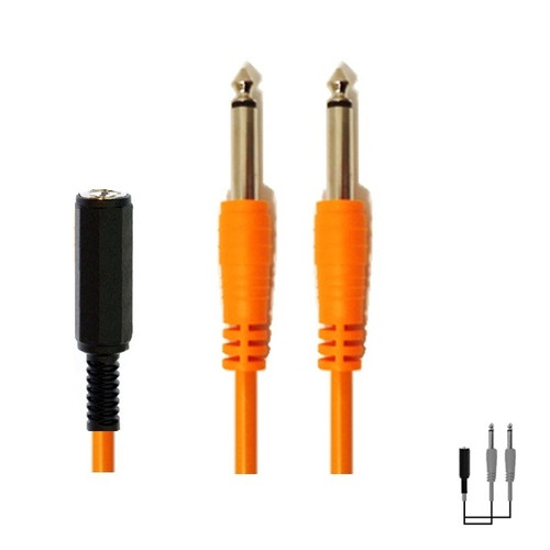 40" 6.35mm (1/4") TRS/2x TS Split Roland VDrum Trigger Audio Cable