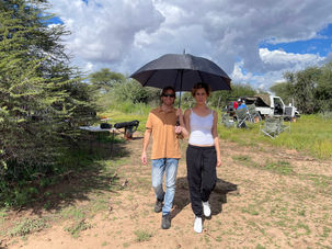 Shooting the trailer behind the scenes