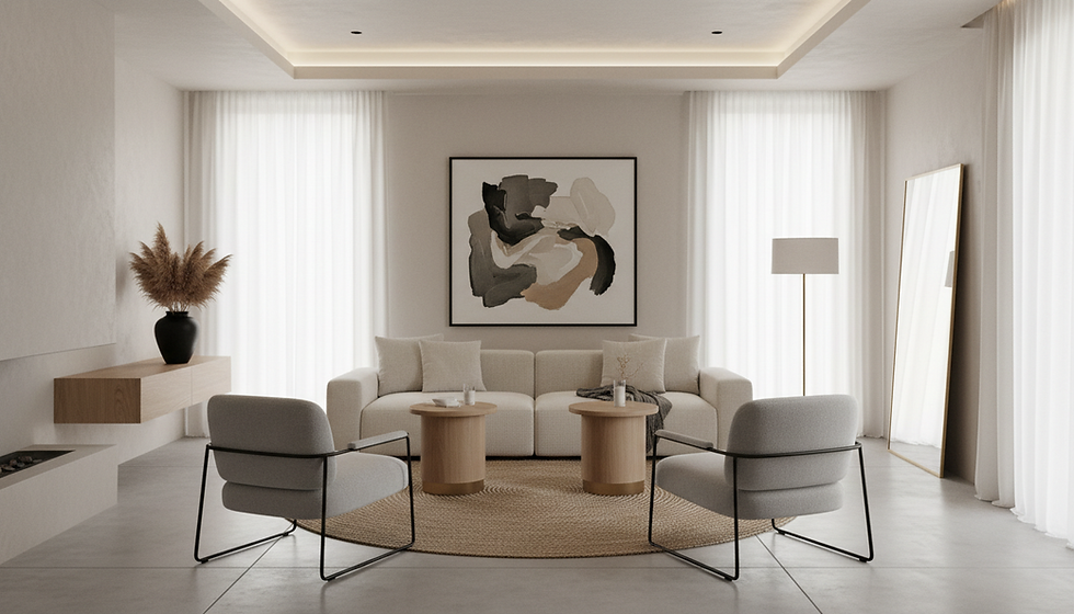 Modern 3BHK Home Makeovers by Verb Interior