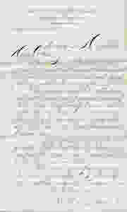 Spencerian Script Example