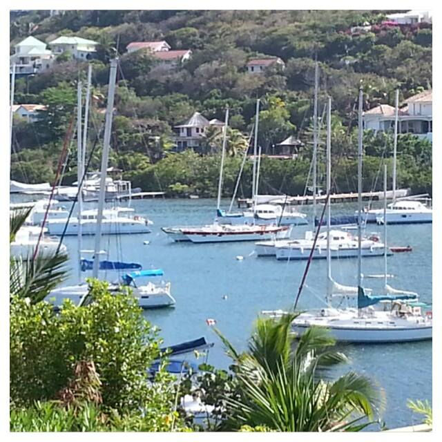 Une marina à Saint-Martin