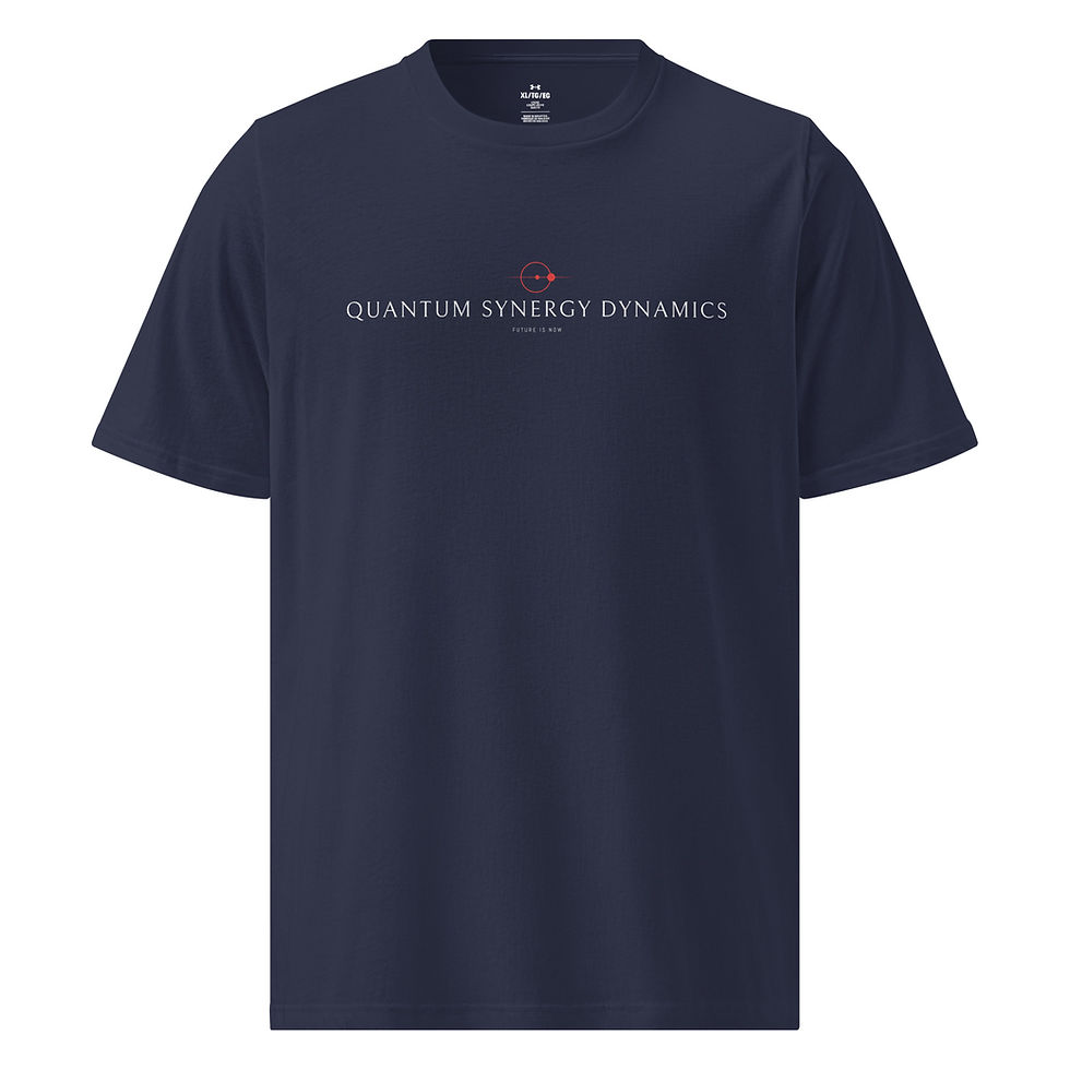 Thumbnail: Quantum Synergy Dynamics logo - Under ArmourⓇ athletic t-shirt