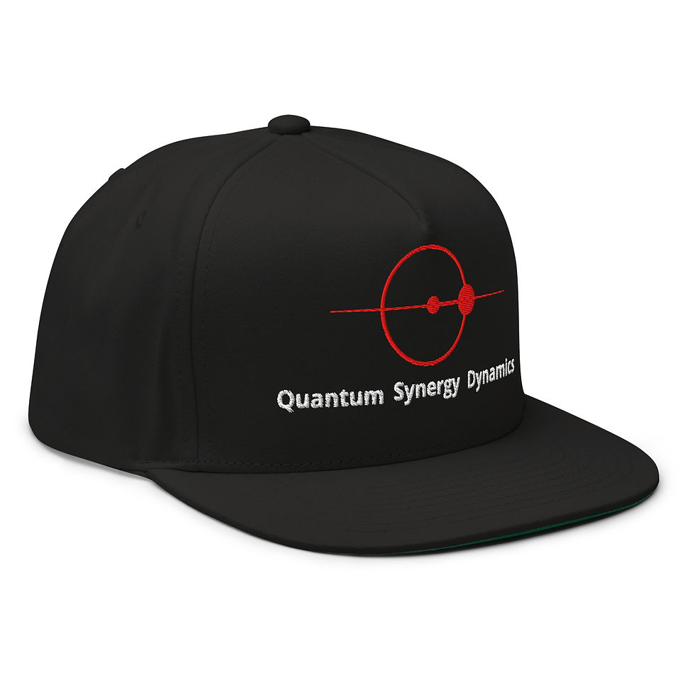 Thumbnail: Quantum Logo Flat bill hat