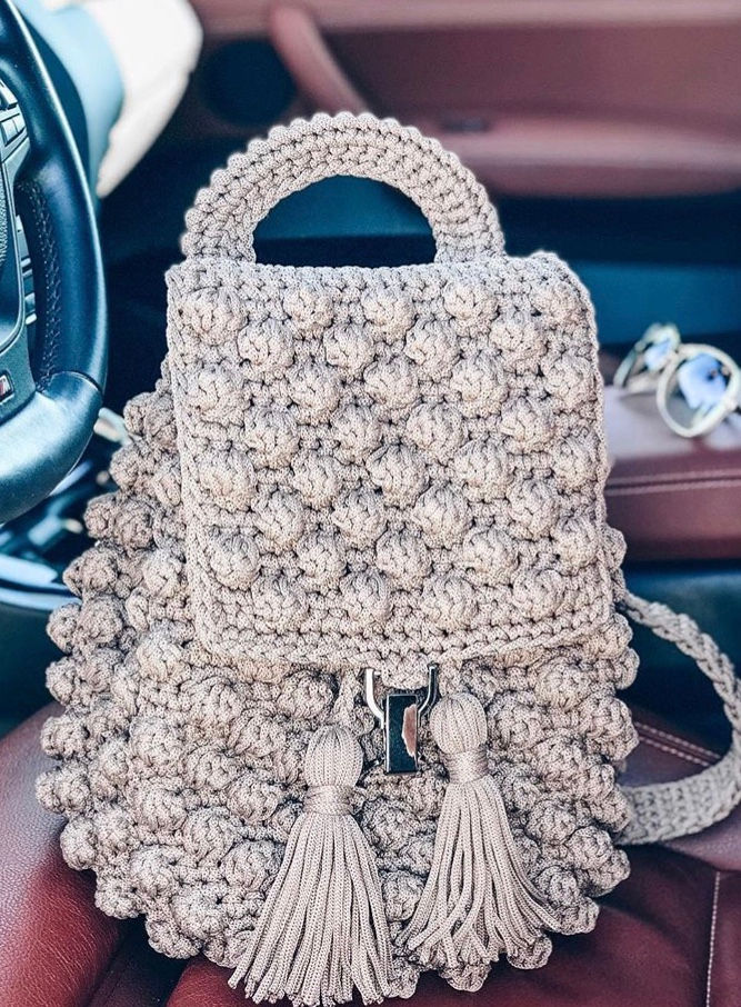Thumbnail: Backpack hand woven - KALLIOPE