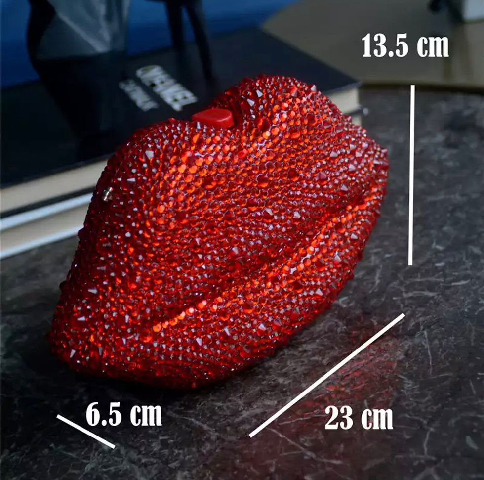 Miniatura: Swarovski Crystals clutch - "Rolling Stone"