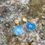 Thumbnail: Blue Agate, Druzy Solar Quartz “AEGEAN BLUE”