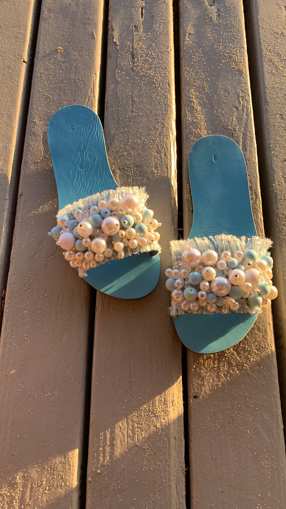 Thumbnail: "MARE" TURQUOISE SANDALS