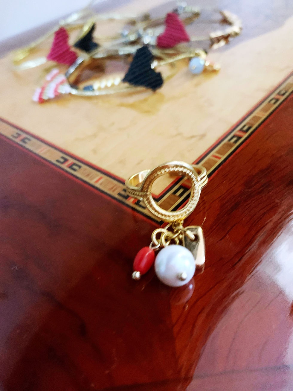 Thumbnail: Pearl Ring Adjustable " No 1 “