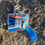 Thumbnail: Santorini Sunset - Hand beaded  Tote Bag
