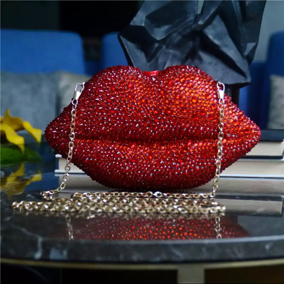 Miniatura: Swarovski Crystals clutch - "Rolling Stone"