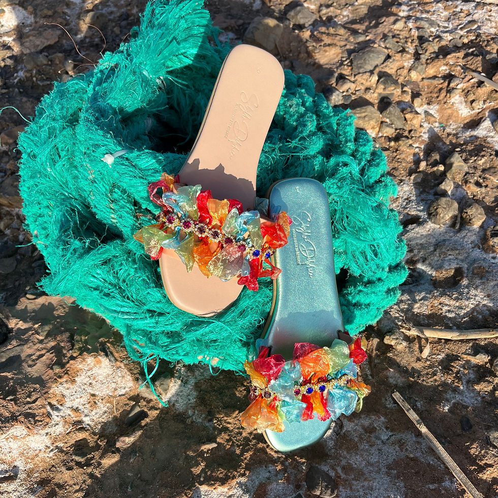 Miniature : Anatomic Sole Raffia Handwoven sandals  "FARFALINA Orange"