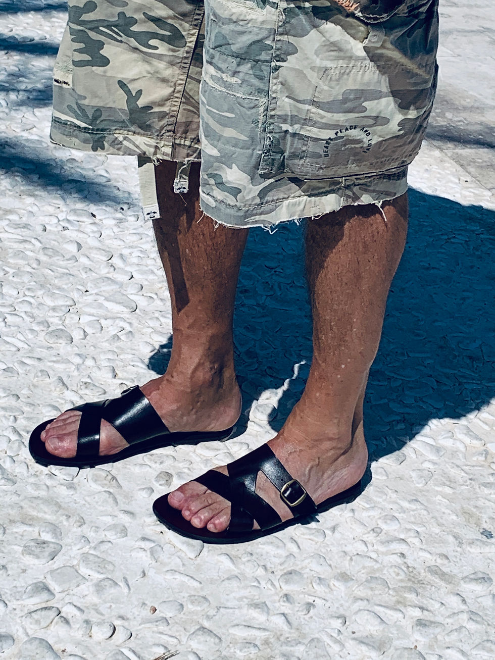 Miniatura: Leather sandals  "PLUTO"