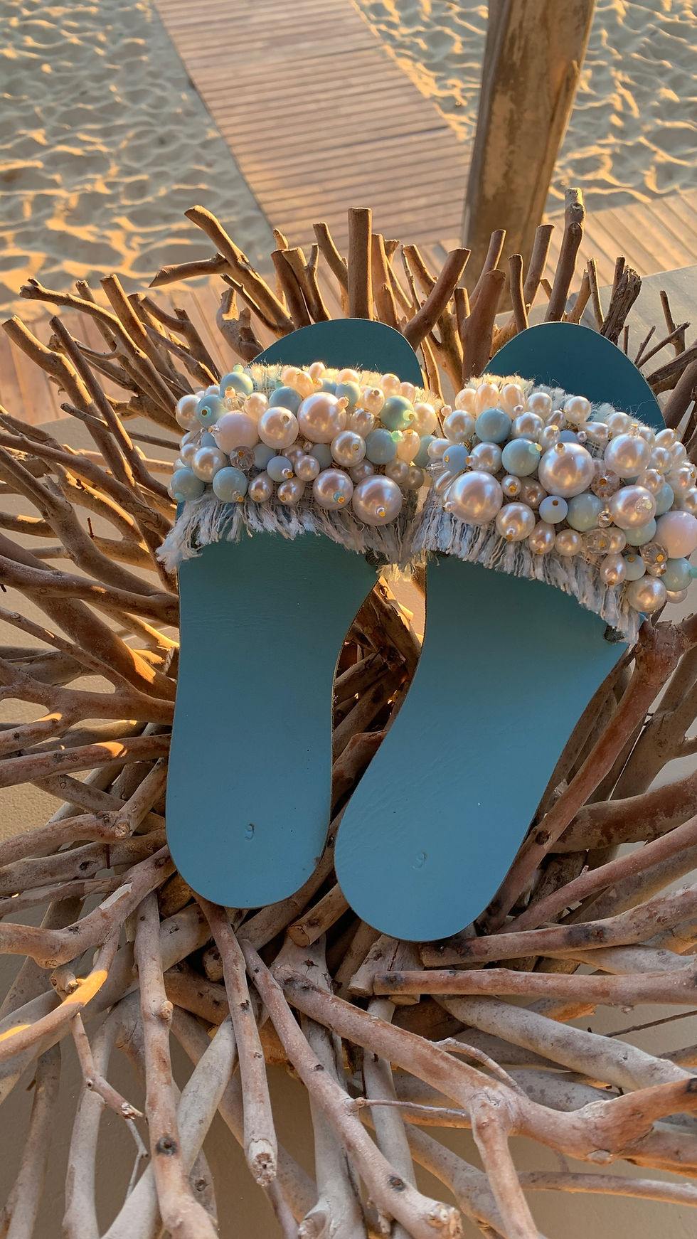 Thumbnail: "MARE" TURQUOISE SANDALS