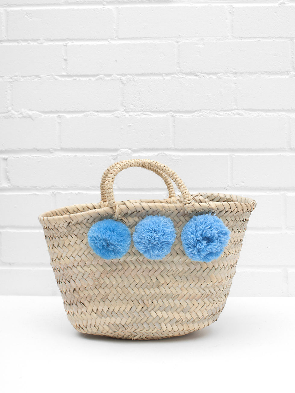 Miniatura: Mini Palm Basqets con pompones "