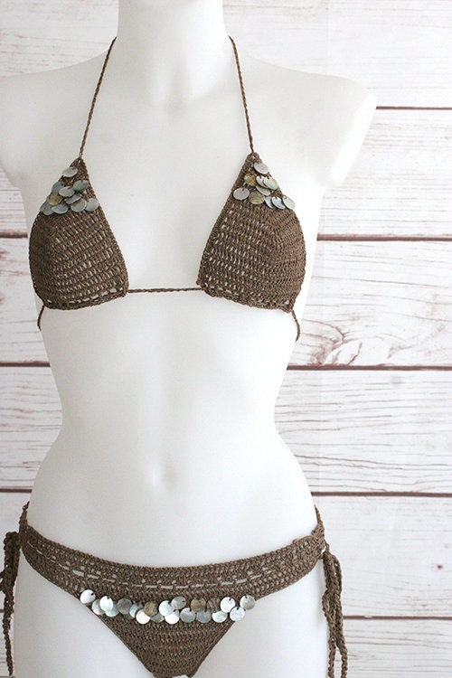 Miniature : Bikini crochet fait main - "Layla"