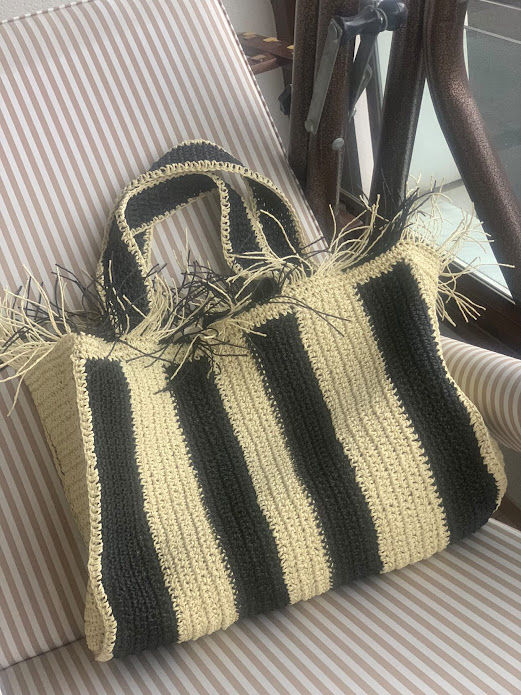 Miniatura: SELINI - Straw Natural Crochet Tote Bag