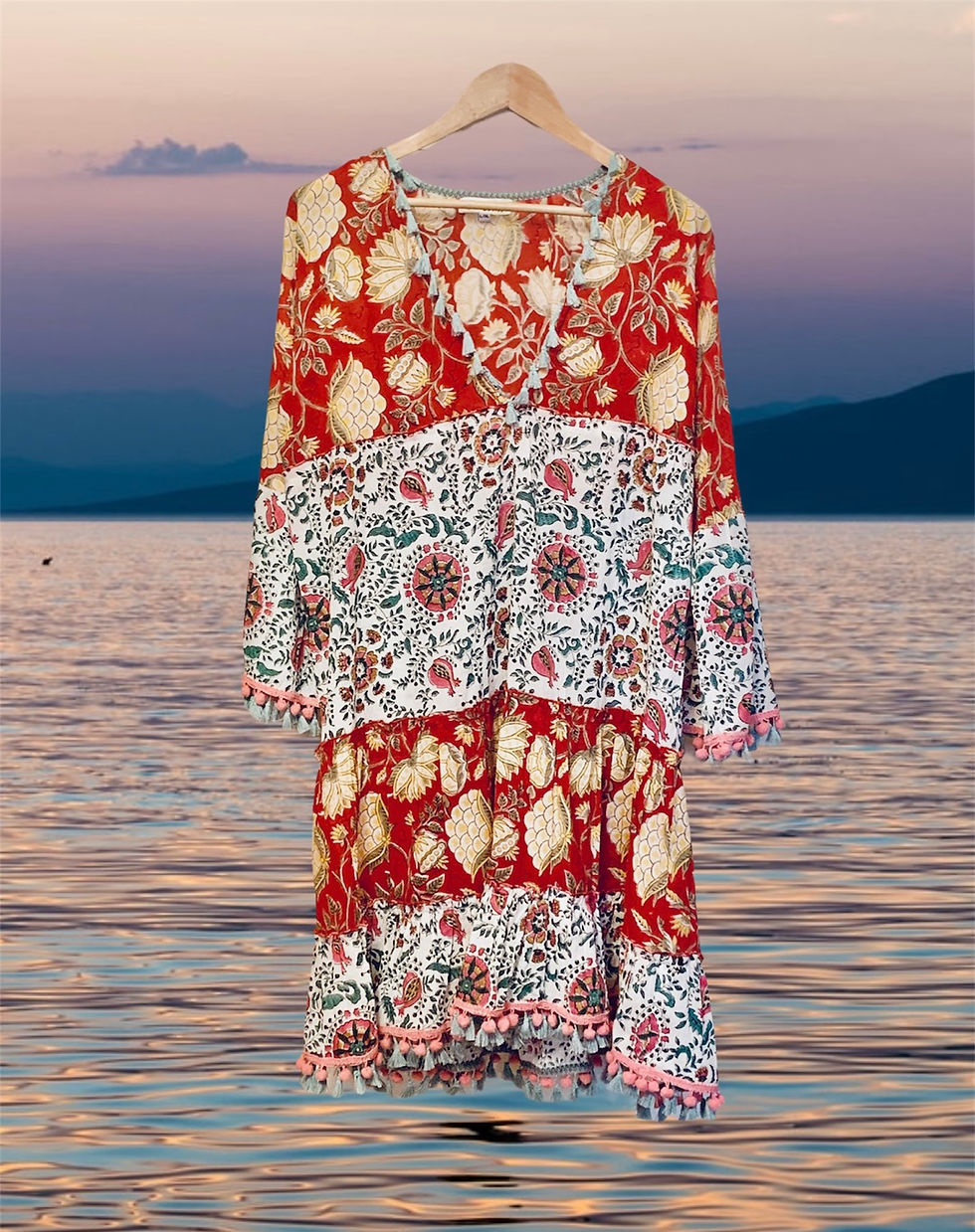 Thumbnail: Long Kaftan Dress - “Eros"