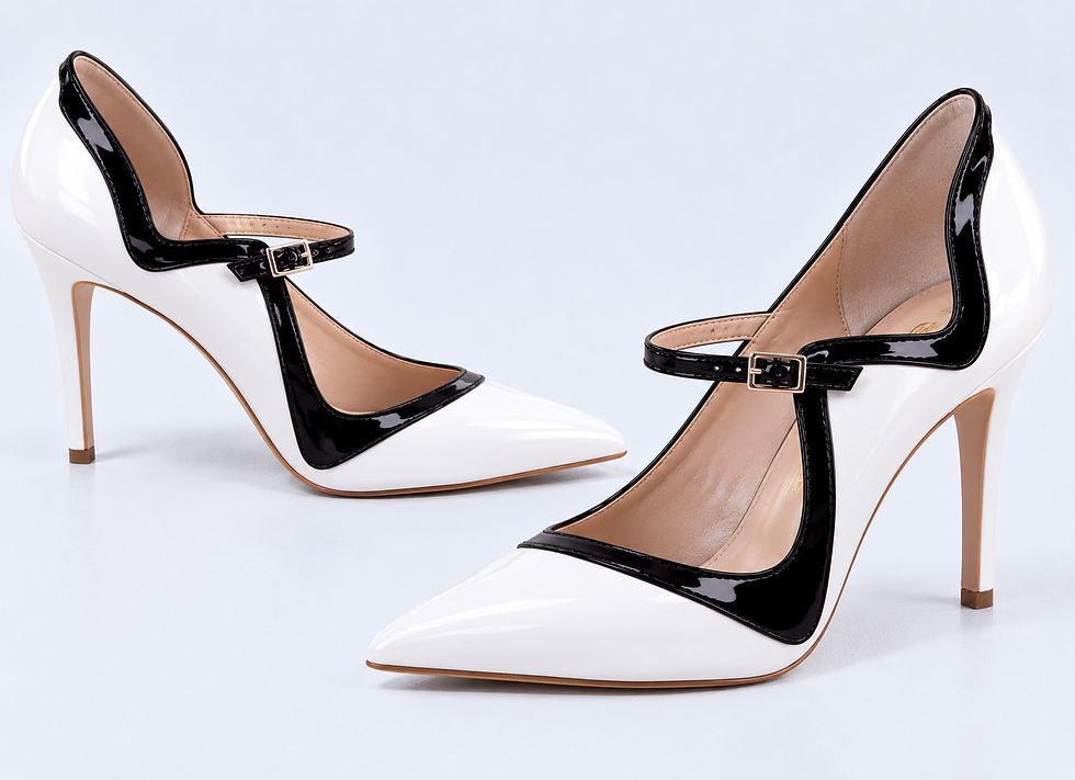 Thumbnail: COLETTE — Shiny Leather Mary Jane Pumps  90