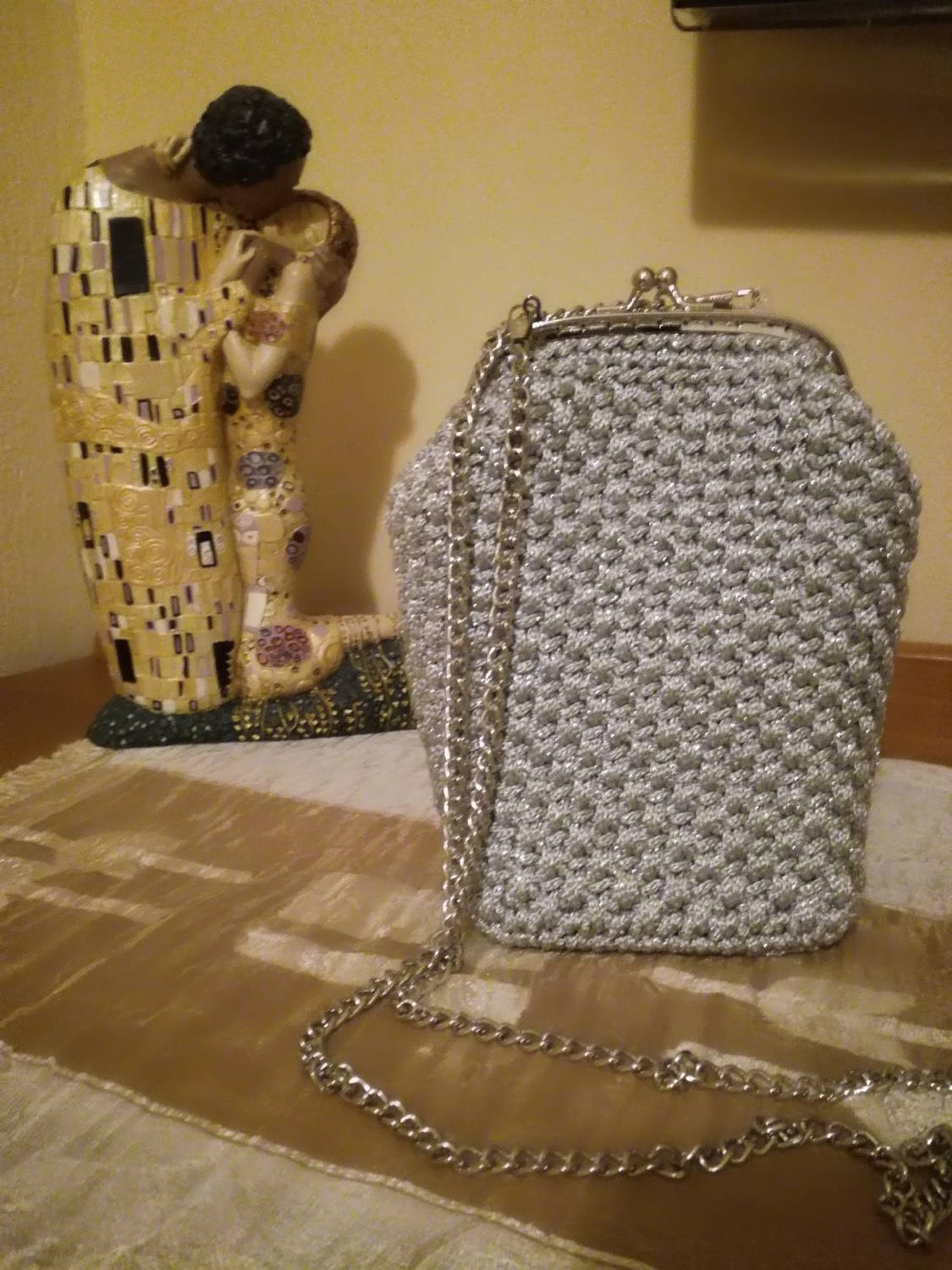 Crochet Handwoven mini Clutch - RHEA