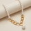 Thumbnail: Long Lariat Statement necklace with pearls - ESTER