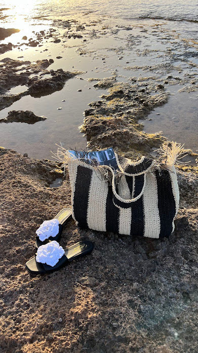 Miniatura: SELINI - Straw Natural Crochet Tote Bag