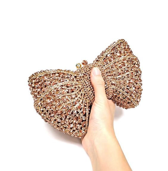 Miniatura: Swarovski crystal embellished clutch bag - "Belle of the ball"