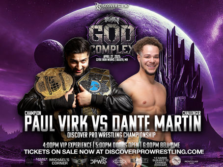 AEW Superstar Dante Martin is coming to DPW!